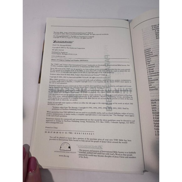 TNIV Parallel Bible The Message/Remix Hardcover By Zondervan - Picture 6 of 9